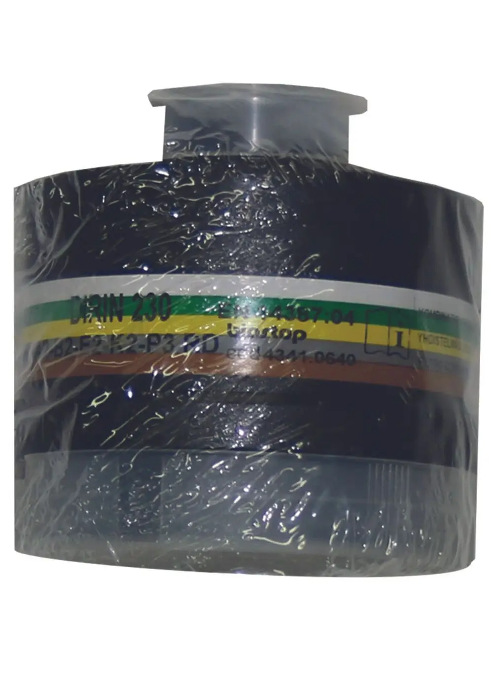 JUDO Kombinationsfilter in schwarzer Verpackung, eindeutig gekennzeichnet, zur Verwendung mit Atemschutz-Vollmasken. Verpackungsvorichtung oben erkennbar.